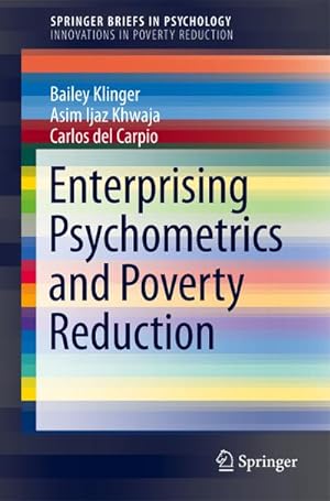 Seller image for Enterprising Psychometrics and Poverty Reduction for sale by BuchWeltWeit Ludwig Meier e.K.