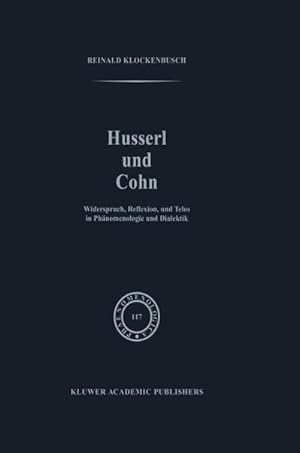 Immagine del venditore per Husserl und Cohn venduto da BuchWeltWeit Ludwig Meier e.K.