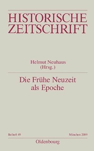 Bild des Verkufers fr Die Frhe Neuzeit als Epoche zum Verkauf von BuchWeltWeit Ludwig Meier e.K.
