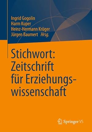 Imagen del vendedor de Stichwort: Zeitschrift fr Erziehungswissenschaft a la venta por BuchWeltWeit Ludwig Meier e.K.