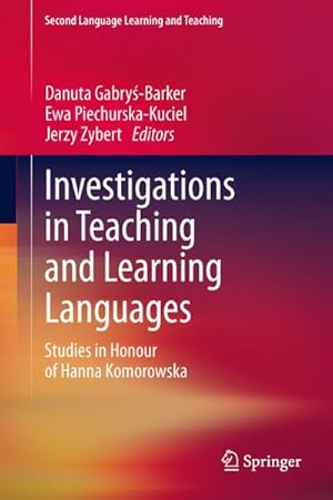 Seller image for Investigations in Teaching and Learning Languages for sale by BuchWeltWeit Ludwig Meier e.K.