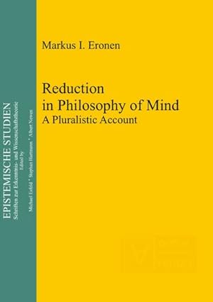 Immagine del venditore per Reduction in Philosophy of Mind venduto da BuchWeltWeit Ludwig Meier e.K.