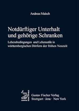 Seller image for Notdrftiger Unterhalt und gehrige Schranken for sale by BuchWeltWeit Ludwig Meier e.K.