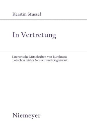 Imagen del vendedor de In Vertretung a la venta por BuchWeltWeit Ludwig Meier e.K.
