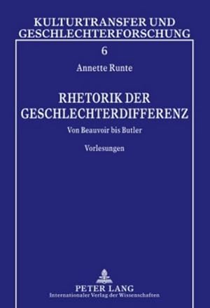 Seller image for Rhetorik der Geschlechterdifferenz for sale by BuchWeltWeit Ludwig Meier e.K.