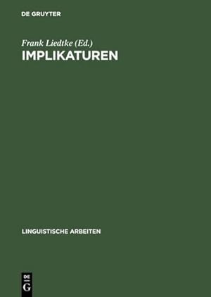 Seller image for Implikaturen for sale by BuchWeltWeit Ludwig Meier e.K.