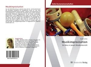 Imagen del vendedor de Musikimprovisation a la venta por BuchWeltWeit Ludwig Meier e.K.