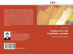 Seller image for Analyse d''un test d''aptitudes spatiales for sale by BuchWeltWeit Ludwig Meier e.K.