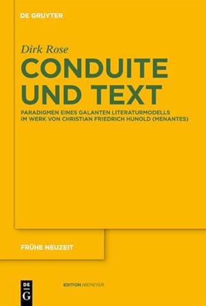 Bild des Verkufers fr Conduite und Text zum Verkauf von BuchWeltWeit Ludwig Meier e.K.