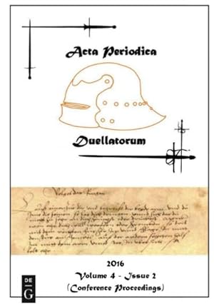 Seller image for Acta Periodica Duellatorum (vol. 4, issue 2) for sale by BuchWeltWeit Ludwig Meier e.K.