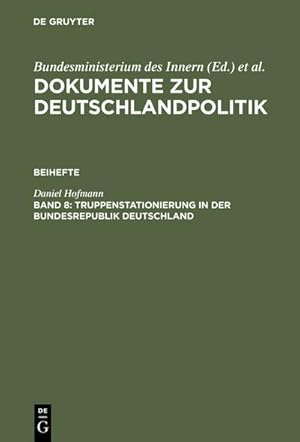 Immagine del venditore per Truppenstationierung in der Bundesrepublik Deutschland venduto da BuchWeltWeit Ludwig Meier e.K.