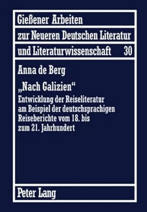 Seller image for Nach Galizien for sale by BuchWeltWeit Ludwig Meier e.K.