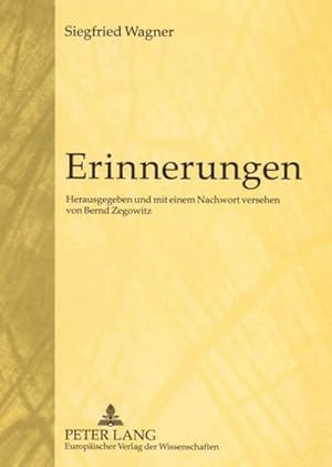 Seller image for Erinnerungen for sale by BuchWeltWeit Ludwig Meier e.K.