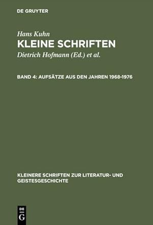 Seller image for Aufstze aus den Jahren 19681976 for sale by BuchWeltWeit Ludwig Meier e.K.
