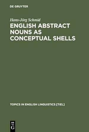 Imagen del vendedor de English Abstract Nouns as Conceptual Shells a la venta por BuchWeltWeit Ludwig Meier e.K.