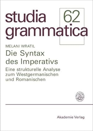 Seller image for Die Syntax des Imperativs for sale by BuchWeltWeit Ludwig Meier e.K.