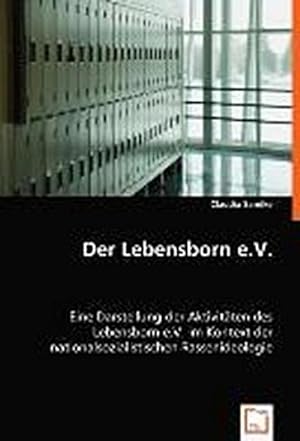 Bild des Verkufers fr Der Lebensborn e.V. zum Verkauf von BuchWeltWeit Ludwig Meier e.K.