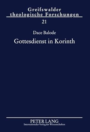 Seller image for Gottesdienst in Korinth for sale by BuchWeltWeit Ludwig Meier e.K.