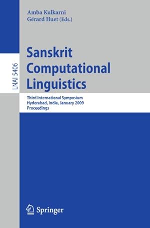 Seller image for Sanskrit Computational Linguistics for sale by BuchWeltWeit Ludwig Meier e.K.