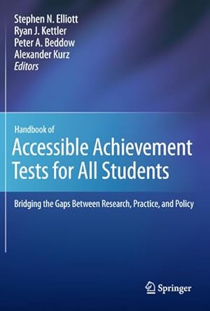 Imagen del vendedor de Handbook of Accessible Achievement Tests for All Students a la venta por BuchWeltWeit Ludwig Meier e.K.