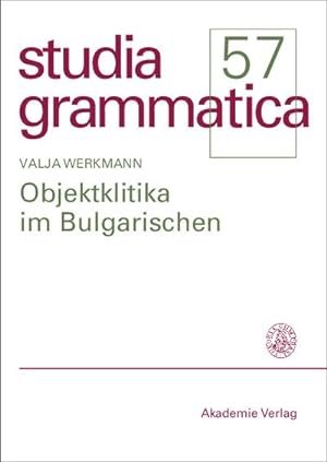 Image du vendeur pour Objektklitika im Bulgarischen mis en vente par BuchWeltWeit Ludwig Meier e.K.