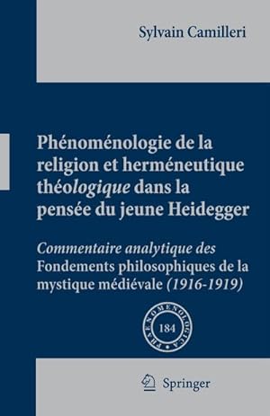 Immagine del venditore per Phnomnologie de la religion et hermneutique thologique dans la pense du jeune Heidegger venduto da BuchWeltWeit Ludwig Meier e.K.