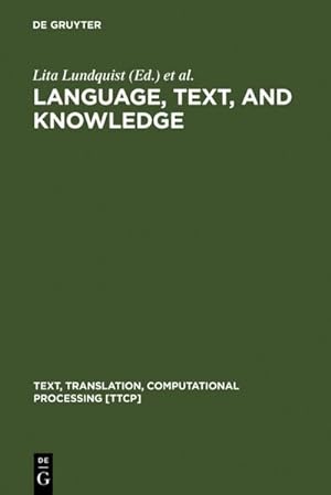 Seller image for Language, Text, and Knowledge for sale by BuchWeltWeit Ludwig Meier e.K.