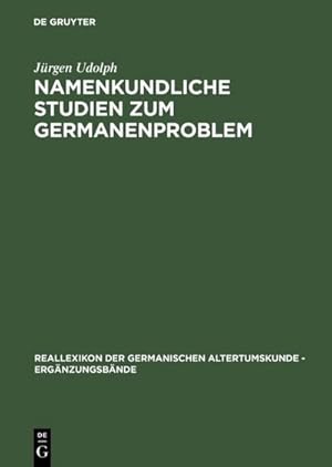 Immagine del venditore per Namenkundliche Studien zum Germanenproblem venduto da BuchWeltWeit Ludwig Meier e.K.