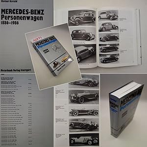 Bild des Verkufers fr MERCEDES- BENZ Personenwagen 1886 - 1986 * mit O r i g i n a l - S c h u t z u m s c h l a g zum Verkauf von Galerie fr gegenstndliche Kunst