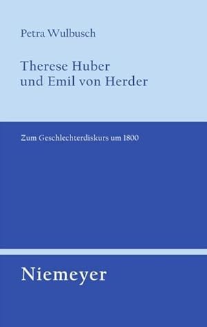 Seller image for Therese Huber und Emil von Herder for sale by BuchWeltWeit Ludwig Meier e.K.