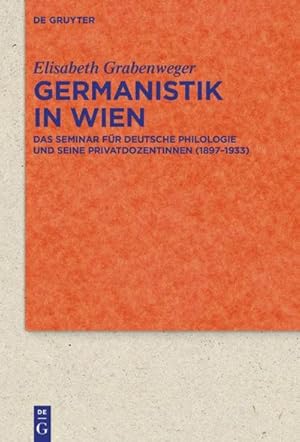 Bild des Verkufers fr Germanistik in Wien zum Verkauf von BuchWeltWeit Ludwig Meier e.K.