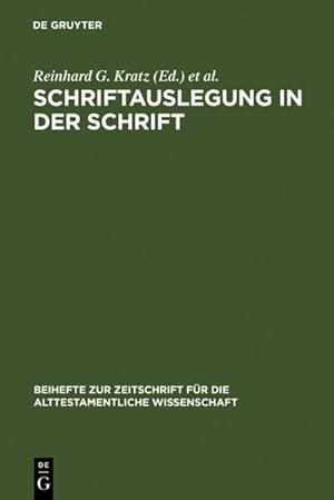 Seller image for Schriftauslegung in der Schrift for sale by BuchWeltWeit Ludwig Meier e.K.