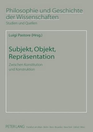 Imagen del vendedor de Subjekt, Objekt, Reprsentation a la venta por BuchWeltWeit Ludwig Meier e.K.