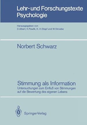 Seller image for Stimmung als Information for sale by BuchWeltWeit Ludwig Meier e.K.