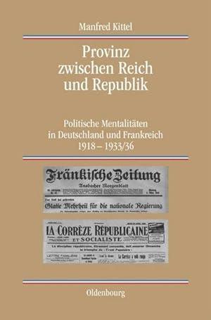 Imagen del vendedor de Provinz zwischen Reich und Republik a la venta por BuchWeltWeit Ludwig Meier e.K.