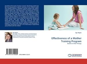 Imagen del vendedor de Effectiveness of a Mother Training Program a la venta por BuchWeltWeit Ludwig Meier e.K.