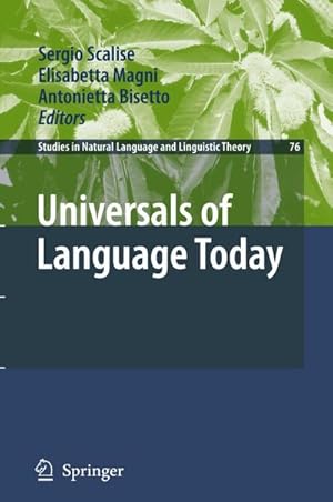 Image du vendeur pour Universals of Language Today mis en vente par BuchWeltWeit Ludwig Meier e.K.