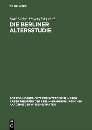 Immagine del venditore per Die Berliner Altersstudie venduto da BuchWeltWeit Ludwig Meier e.K.