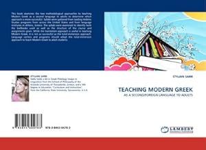 Seller image for TEACHING MODERN GREEK for sale by BuchWeltWeit Ludwig Meier e.K.
