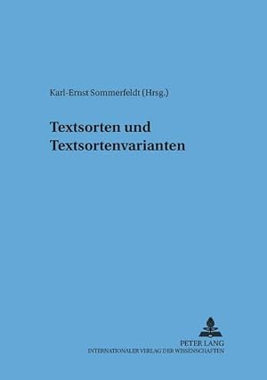 Seller image for Textsorten und Textsortenvarianten for sale by BuchWeltWeit Ludwig Meier e.K.