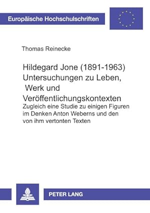 Seller image for Hildegard Jone (1891-1963) for sale by BuchWeltWeit Ludwig Meier e.K.