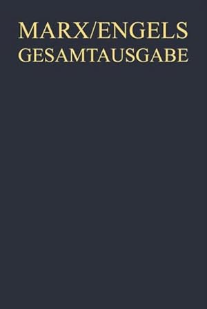 Immagine del venditore per Karl Marx / Friedrich Engels: Exzerpte und Notizen, September 1849 bis Februar 1851 venduto da BuchWeltWeit Ludwig Meier e.K.