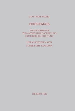 Seller image for Epinoemata for sale by BuchWeltWeit Ludwig Meier e.K.