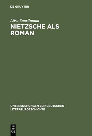 Seller image for Nietzsche als Roman for sale by BuchWeltWeit Ludwig Meier e.K.