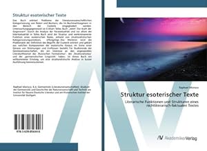 Seller image for Struktur esoterischer Texte for sale by BuchWeltWeit Ludwig Meier e.K.