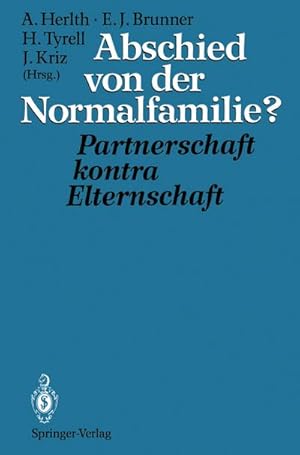 Imagen del vendedor de Abschied von der Normalfamilie? a la venta por BuchWeltWeit Ludwig Meier e.K.