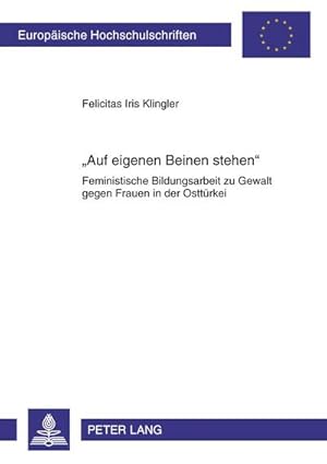 Seller image for Klingler, F: Auf eigenen Beinen stehen' for sale by BuchWeltWeit Ludwig Meier e.K.