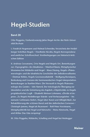 Seller image for Hegel-Studien / Hegel-Studien for sale by BuchWeltWeit Ludwig Meier e.K.