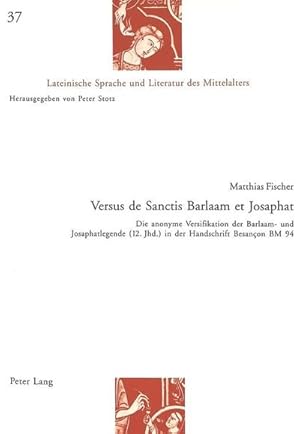 Image du vendeur pour Versus de Sanctis Barlaam et Josaphat mis en vente par BuchWeltWeit Ludwig Meier e.K.
