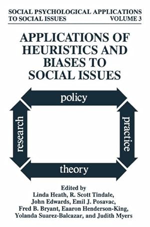 Image du vendeur pour Applications of Heuristics and Biases to Social Issues mis en vente par BuchWeltWeit Ludwig Meier e.K.